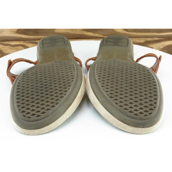 St. John's Bay Sz 8 M Brown Flip Flop Synthetic Women Sandals Zike - Picture 8 of 8